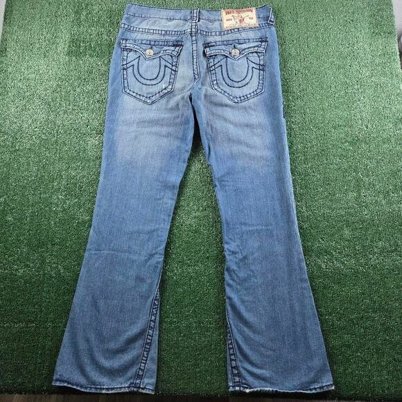 True Religion Joey Super T Flare Bootcut Jeans Row 36 Seat 34
